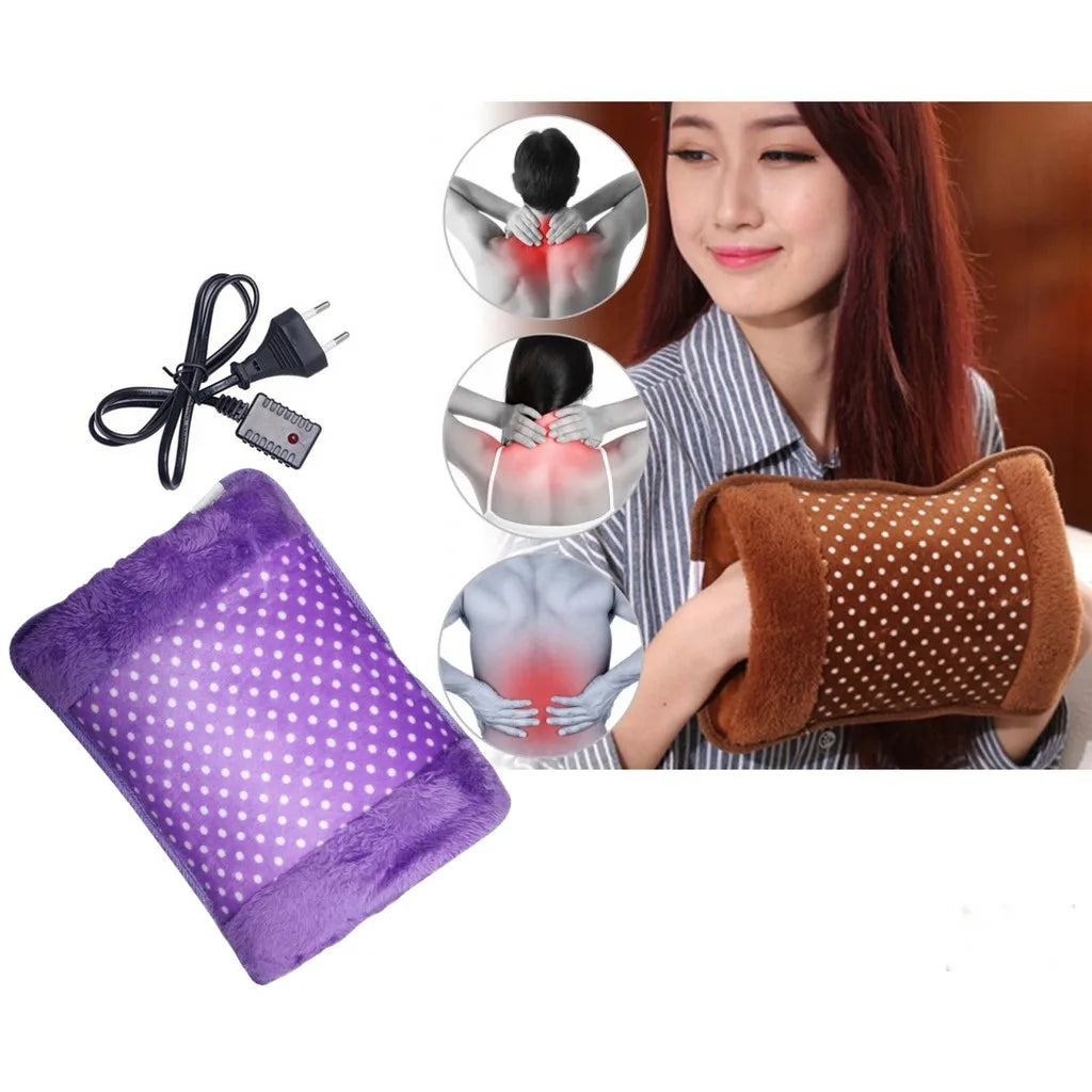 Electric Hot Water Bottle Heat Pad (Heat Bag) For Pain Relief – Multicolour
